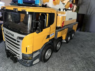 Construction Custom Bruder Trucks Manitou Telehandler Bruder