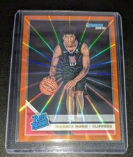 19-20 Donruss Rated Rookies Holo Orange Laser Terance Mann MINT