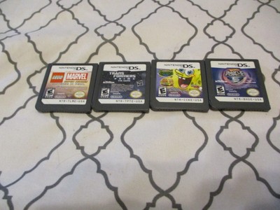 NINTENDO DS LEGO MARVEL SUPER HEROES TRANSFORMERS PRIME SPONGEBOB HOT WHEELS BAT