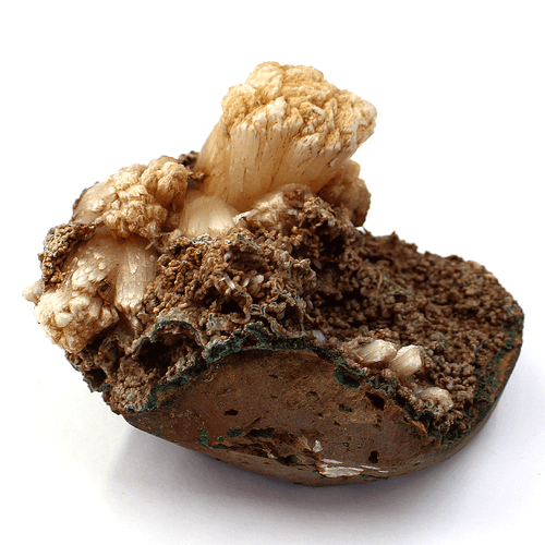 278,7 g Estilbita Natural y Apofilita con Calcedonia en Matriz Decoración Mineral - Imagen 9 de 14