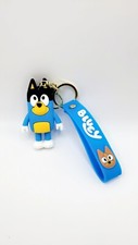 1 Cute Disney "BLUEY AND BINGO"...PVC Bag Hanger Keychains Key Rings .BLUEY