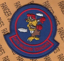 USAF Air Force 66th Weapons Squadron WPS ~3.75" patch c/e