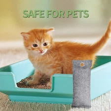 6 Pack Bamboo Charcoal Air Purifying Bag, Activated Charcoal Bags Odor Absorb...