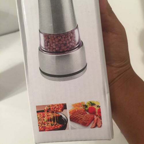 Peepper Mill Big premium manual stainless steel & glass salt and pepper grinder - Picture 4 of 10