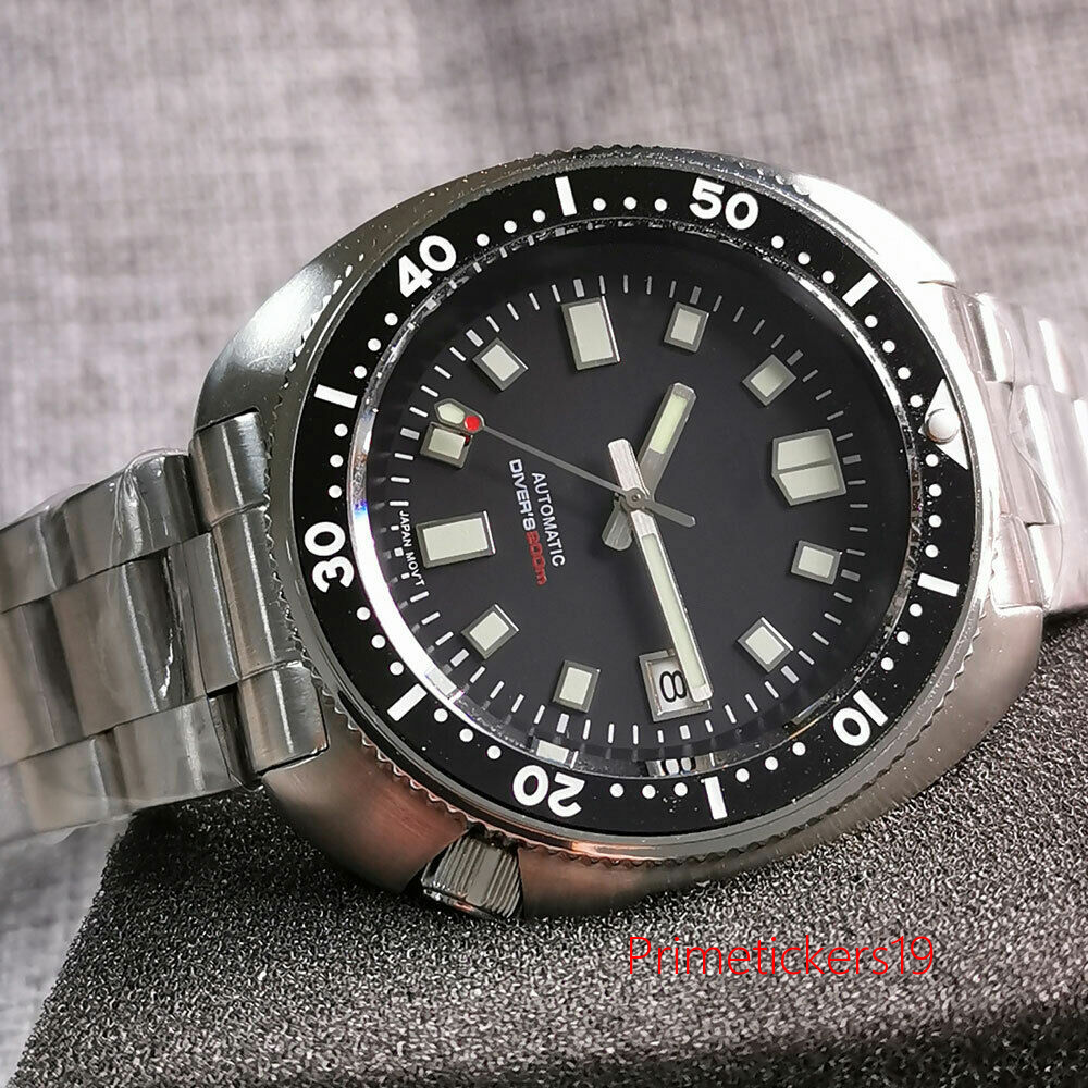 20ATM 44 MM Tandorio Steriles Schwarzes Zifferblatt NH35A