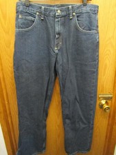 YOUTH BOYS WRANGLER DARK BLUE JEAN PANTS SIZE 16 HUSKY INSEAM 28"