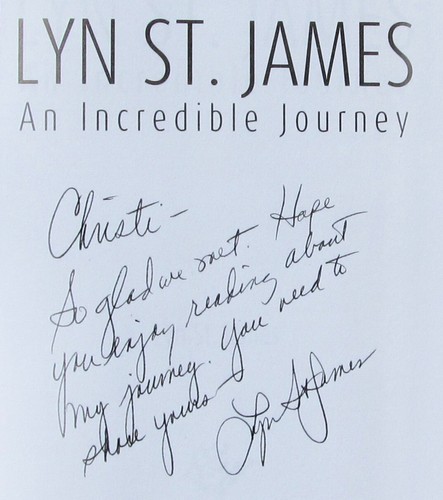 AN INCREDIBLE JOURNEY--LYN ST. JAMES--SIGNED--FIRST EDITION FULL NUMBER LINE - Picture 2 of 2