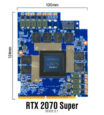 Clevo P750TM1/P775TM1; NVIDIA RTX 2070 Super; N18E-G2R; MXM3.1