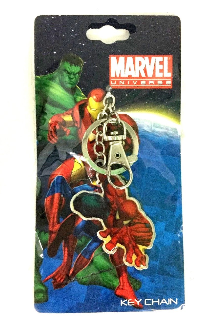 Marvel Universe Amazing Spider-Man Avengers Crawling Keychain Disney ...