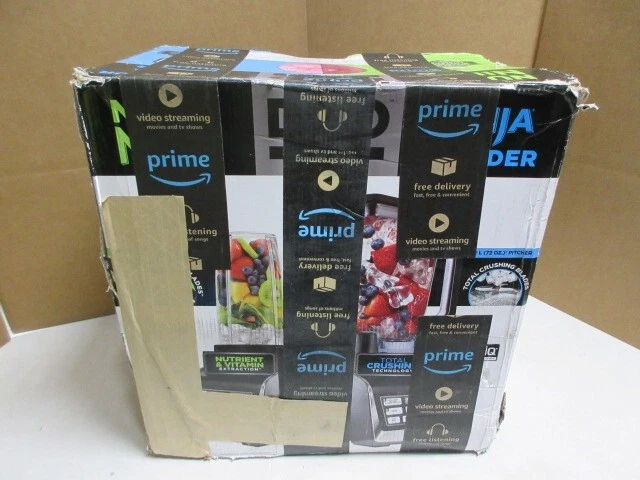 Ninja Nutri Blender Duo con Auto-iQ 72 OZ Negro CAJA ABIERTA/DAÑADA NUNCA USADA Foto 3 de 4