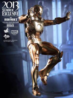 HOT TOYS Exclusive MMS208 IRON MAN 3 MARK XX MK21 MIDAS Figure