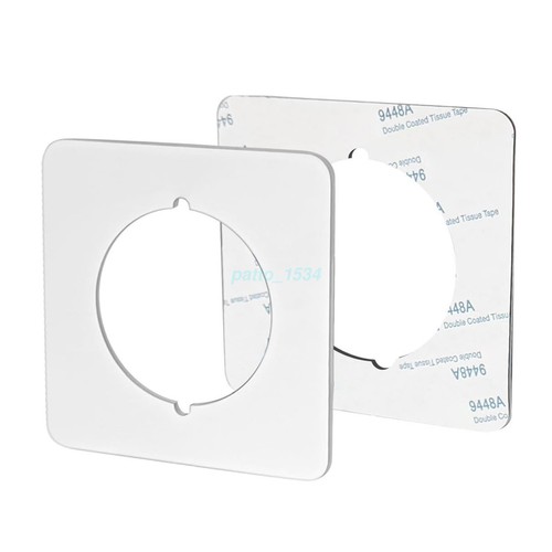 1/2Pcs Repair Backplate Door Lock Repair Plate Silver Door Handle Fixing Covers - Picture 14 of 14