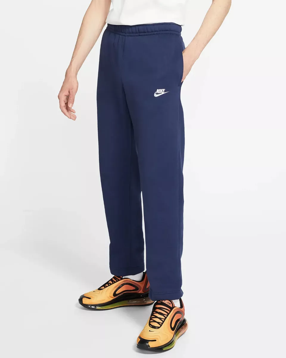 Nike Sportswear Club Fleece Mens Pants Jogger Sweatpants Navy Blue