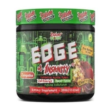Psycho Pharma EDGE OF INSANITY 25 Serving Pre-Workout Powder Extra Kick FRESH