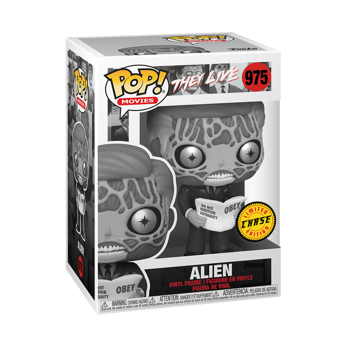 Funko Pop! Vinyl: Alien (Chase) (Black & White) #975 889698491495