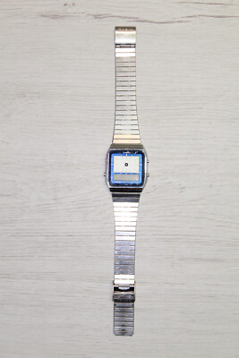 RELOJ VINTAGE ORIGINAL ''CASIO AB-70'' MODULE 187 JAPAN 1984 FOR REPAIR OR PARTS