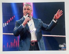 Shane McMahon Autographed 11x14 Photo WWE Legend Beckett Authentic CB029