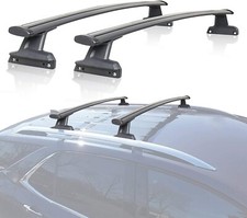 Barra transversal de techo negra 2 piezas para Chevrolet Traverse 2018-2023