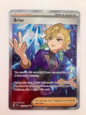 Briar - 163/142 - Full Art Secret Rare - Stellar Crown - Pokémon TCG - PokéJam Packs Briar - 163/142 - Full Art Secret Rare - Stellar Crown - Pokémon TCG - PokéJam Packs