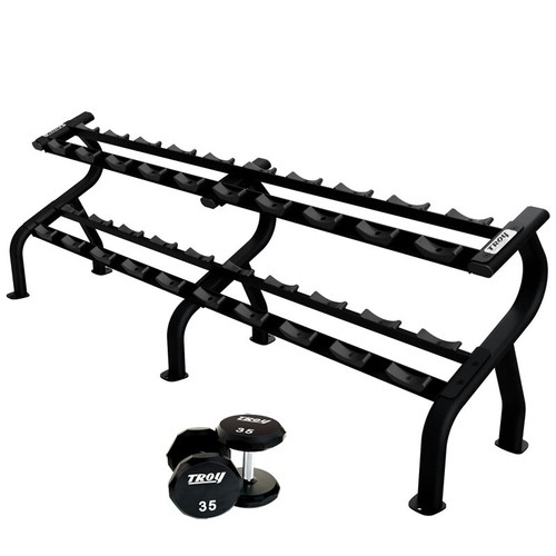 Demi Haltère Vintage York Barbell Blob 45 - Entraînement Prise/avant-bras, Fonte Rouge (occasion)