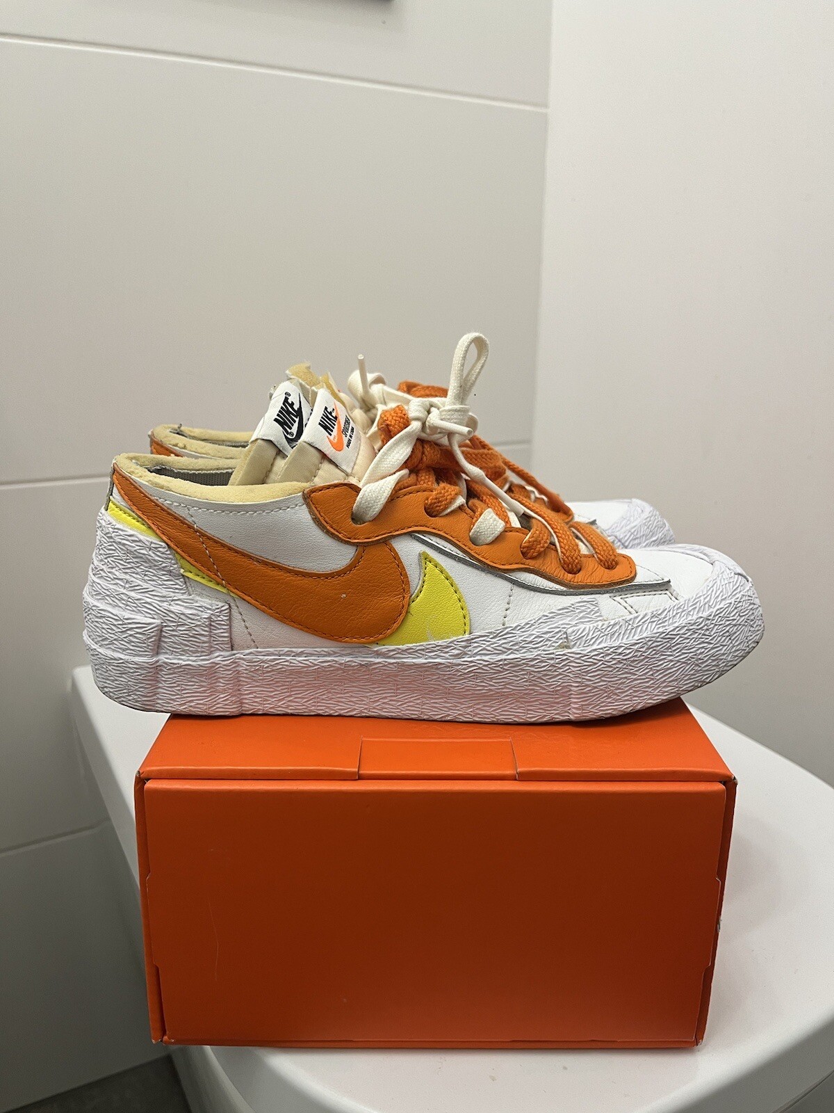 SACAI X NIKE Nike x Sacai Blazer arancione basso magma