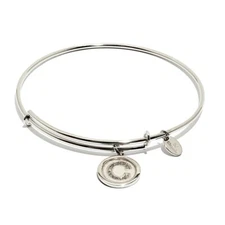 Chrysalis Initial C Expandable Silver Tone Bangle