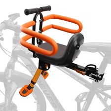 Kids Bike Seat with Handlebar Attachment, Detachable Front Mounted Child Bicy...