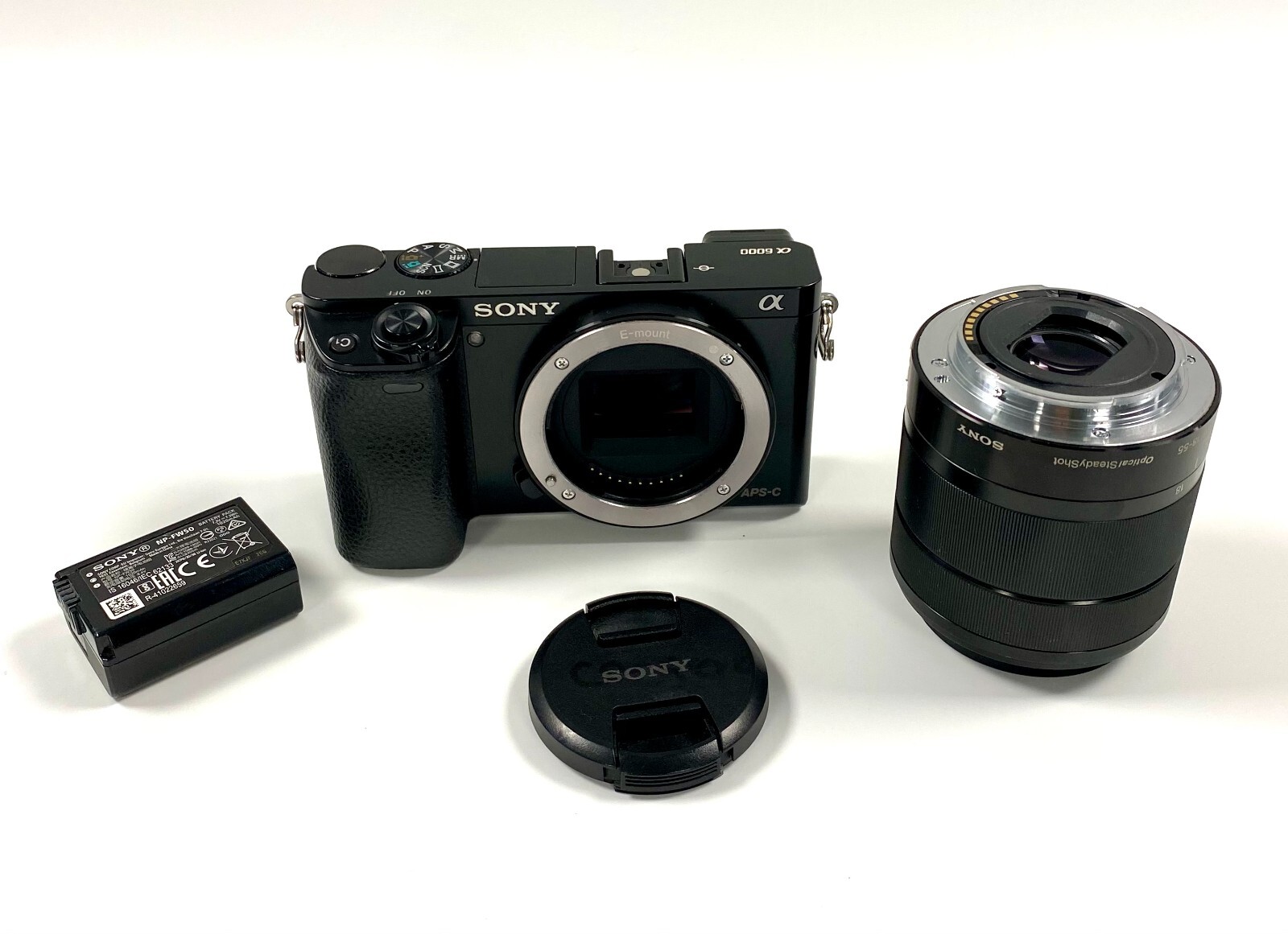 Sony Alpha A6000 ICLE6000 Mirrorless 24.3 MP DSLR Camera & Sony Lens