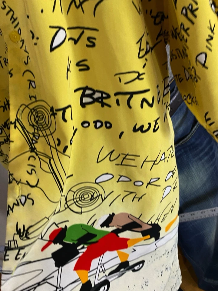 CAMISA ABOTONADA MANGA CORTA MANGA CORTA 2XL XXL Sullivan Premium De Colección We Hate The District  Foto 4 de 4