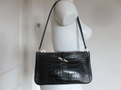 sac longchamp effet croco