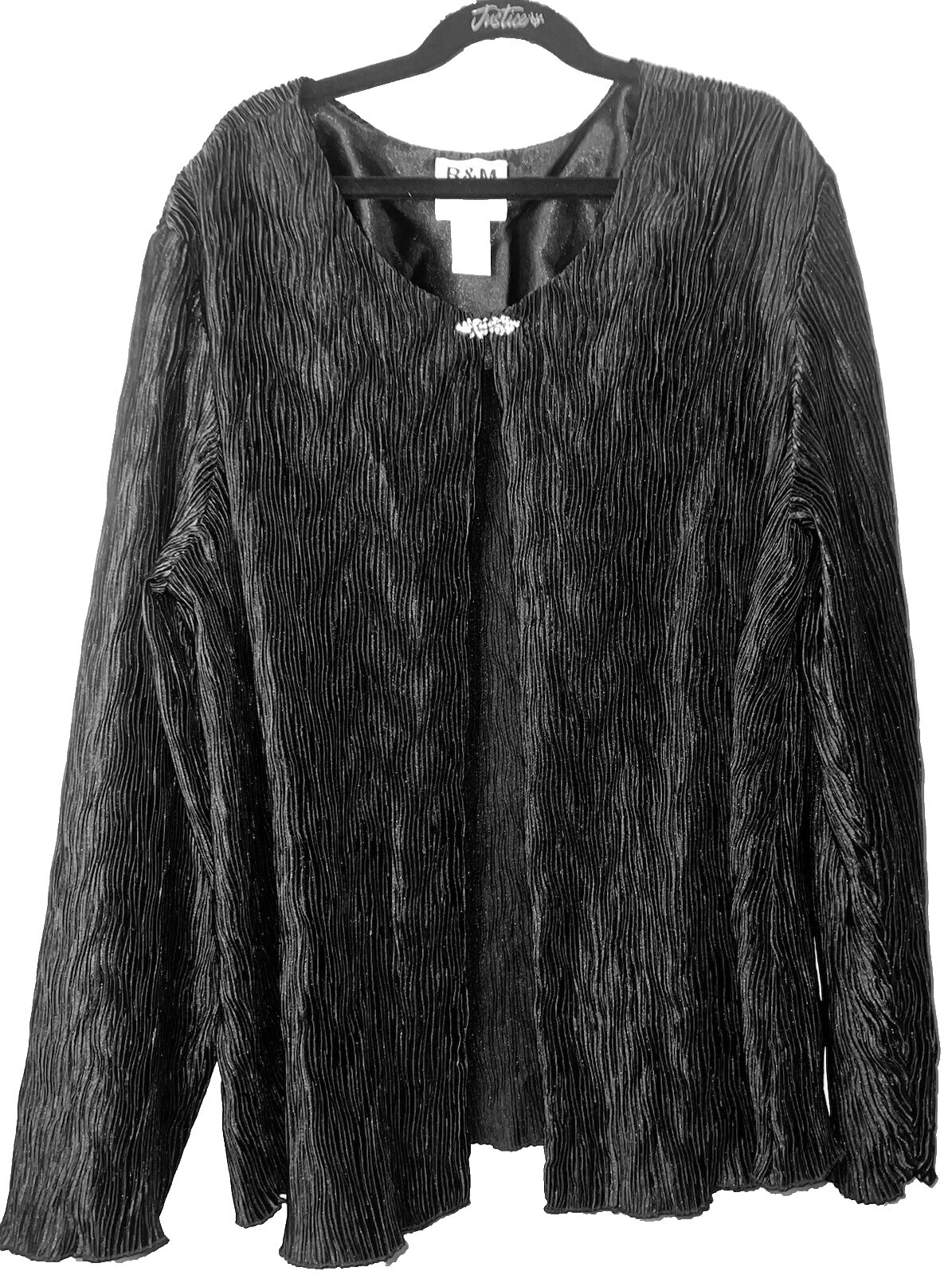 R&M Richards Black Casual Coats, Jackets & Vests for Women