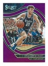 /49 Purple 2021-22 Panini Chronicles #299 Matthew Hurt Duke Blue Devils Card