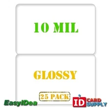 25 x Glossy Butterfly Laminating Pouch - 10 mil - for CR80 Standard Size IDs