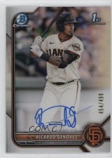 2022 Bowman Chrome Prospect Refractor 454/499 Ricardo Genoves #CPA-RGV Auto 2a9