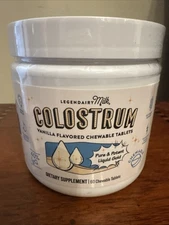 Legendairy Milk Colostrum Chewables Vanilla Flav  Digestive Health Bloating 60ct