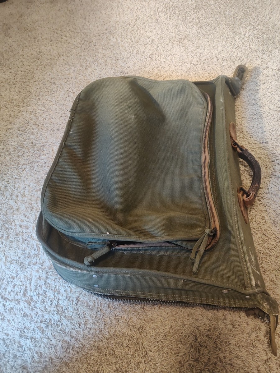 緑*様 1940's US AIR FORCE AVIATOR BAG USED WW2 USAF Air Force Army Type B-4 Flyers Canvas Pilot Bag | eBay
