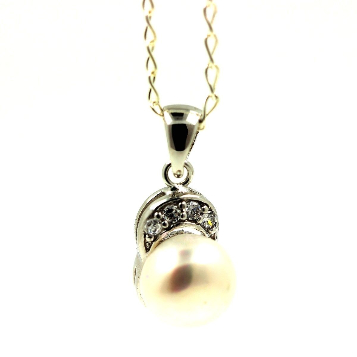 Pendentif perle argent 925 collier discret pour sublimer vos tenues de bureau