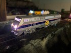 HO AMTRAK  50TH ANNIVERSARY DECALS  SIDE, REAR   LED LIGHTS -103 ENGINE #121 — photo 1