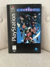 Criticom Sony PlayStation 1 PS1 Long Box CIB TESTED 1995 REG Card Pics Working