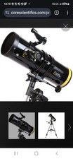National Geographic Reflector Telescope Equatorial Mount Mounted