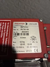 pfeiffer vacuum pump