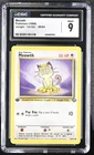 1st Edition Pokémon English Meowth 56/64 1999 Jungle - 1st Edition Vintage CGC 9