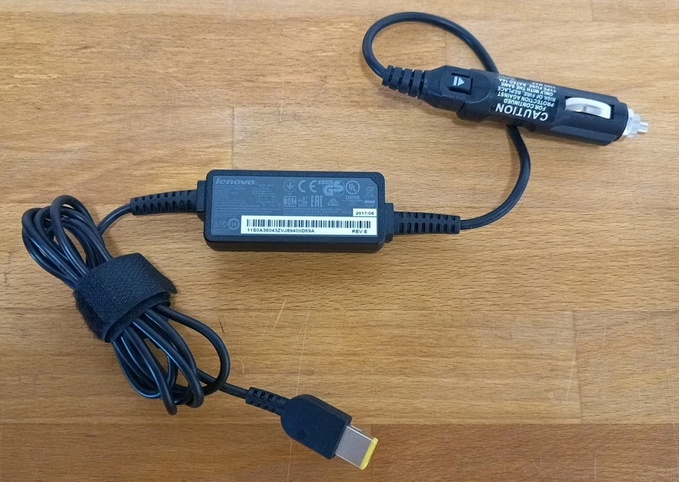 Orginal Lenovo ThinkPad KFZ Adapter DC 65Watt - 12V Zigarettenanzünder Stecker - Bild 2 von 2