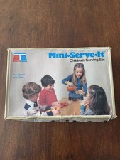 Vintage 1979 Tupperware Toys Mini Serve It, Children s Play Set, All 14 Pieces