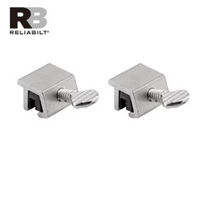 RELIABILT Gray Steel Sliding Window Sash Lock 2 -Pack