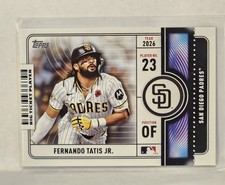 Fernando Tatis Jr. BTP-20 Big Ticket Player 2026 Topps San Diego Padres MLB
