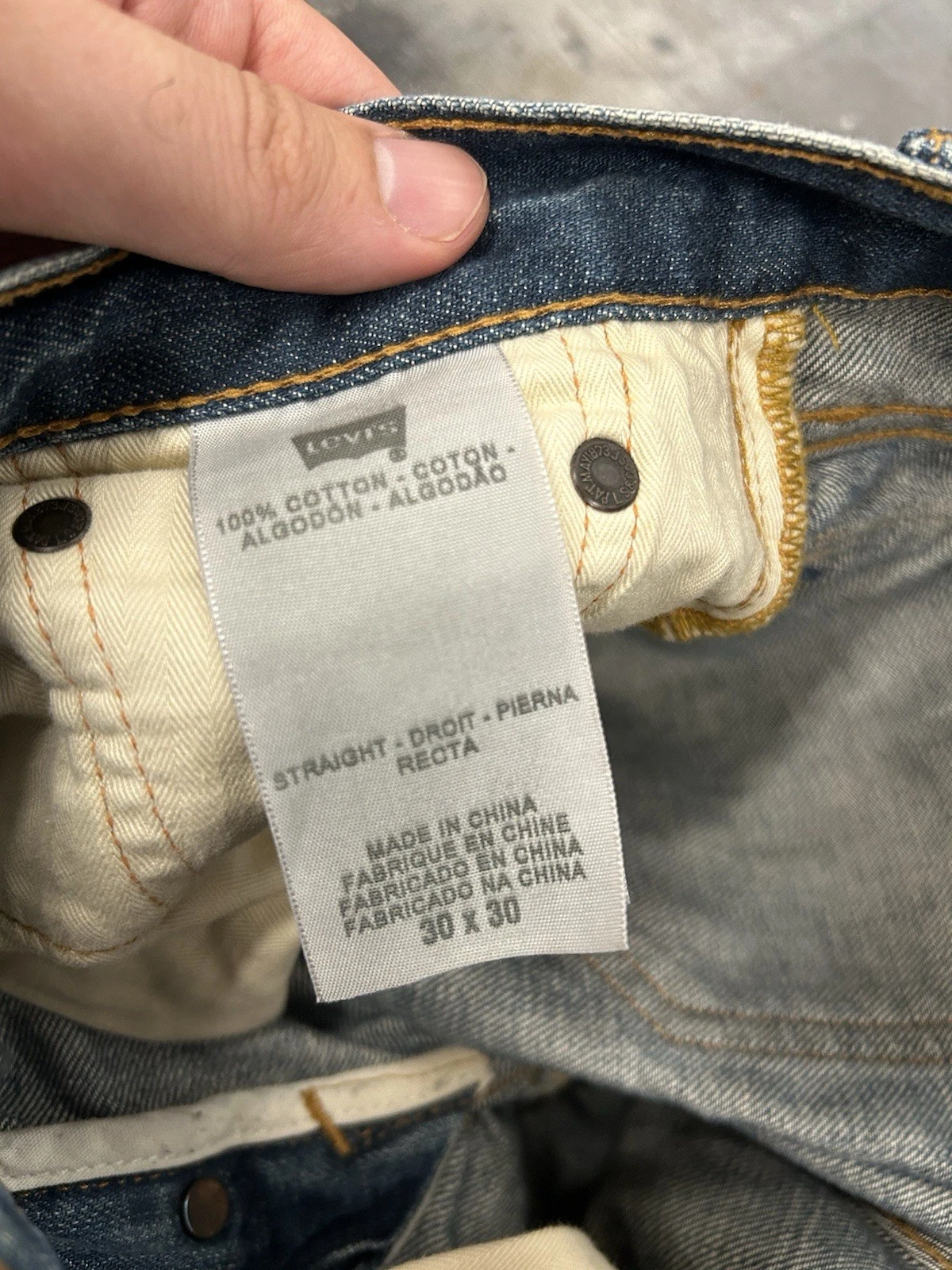 VTG Levis Heath Rackley Buckleback Hesher Jeans 30x30 LVC 1920s Repro Mine image 5