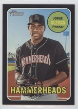 2018 Topps Heritage Minor League Edition Black 31/50 Jorge Guzman #91 a3i