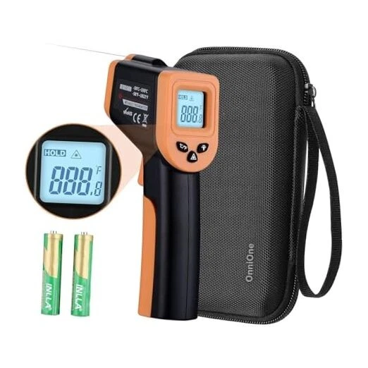 Black Infrared Laser Thermometer for Cooking - Stone Black
Opens in a new window or tab