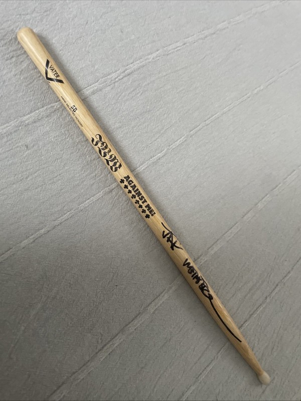 Jay Weinberg Against me Vater Drumstick Signed